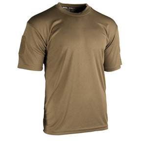 Mil-Tec - Tactical Quickdry T-Shirt // Dunkler Sand / Coyote-Outdoor-T-Shirts - Herren-Mil-Tec-GearFreak.de-1