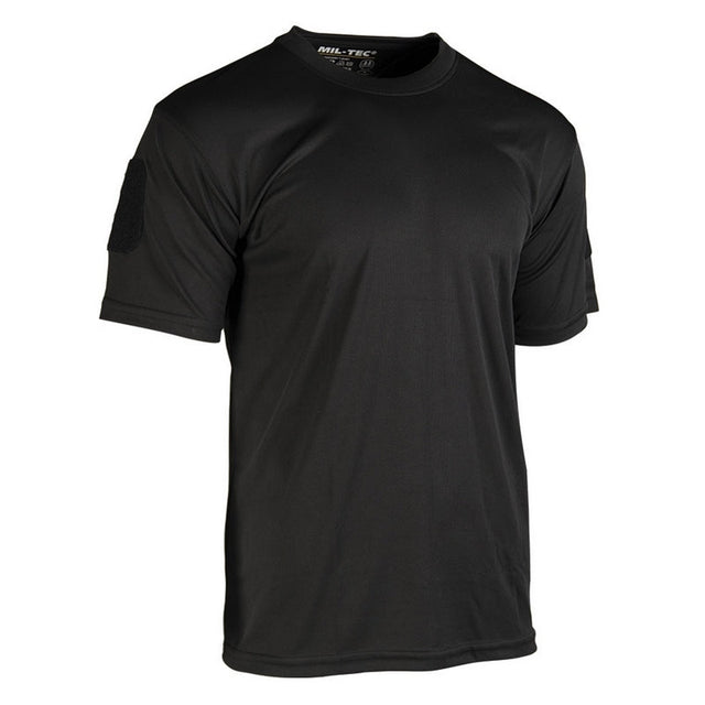 Mil-Tec - Tactical Quickdry T-Shirt // Schwarz-Outdoor-T-Shirts - Herren-Mil-Tec-GearFreak.de-1