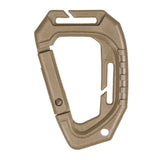 Mil-Tec - Taktischer MOLLE Karabiner Coyote 2 Stk-Feldausrüstung-Mil-Tec-GearFreak.de-1