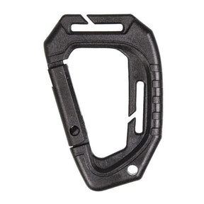 Mil-Tec - Taktischer MOLLE Karabiner Schwarz 2 Stk-Feldausrüstung-Mil-Tec-GearFreak.de-1