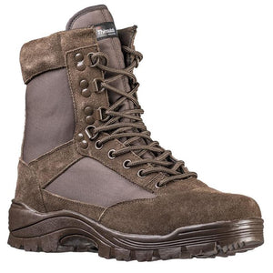 Mil-Tec - Taktischer Stiefel mit Reißverschluss // Braun-Wanderstiefel - Herren-Teesar-GearFreak.de-1