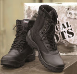 Mil-Tec - Taktischer Stiefel mit Reißverschluss // Schwarz-Wanderstiefel - Herren-Teesar-GearFreak.de-2