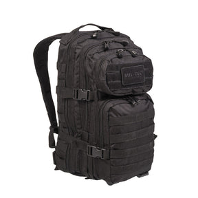 Mil-Tec - US Assault Pack Klein // Schwarz-Outdoor-Tagesrucksäcke-Mil-Tec-GearFreak.de-1