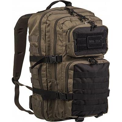 Mil-Tec - US Assault Pack Large 36L Rygsæk // Olivengrün / Schwarz-Kurze Patrouille-Mil-Tec-GearFreak.de-1