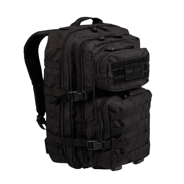 Mil-Tec - US Assault Pack Large 36L Rygsæk // Schwarz-Kurze Patrouille-Mil-Tec-GearFreak.de-1