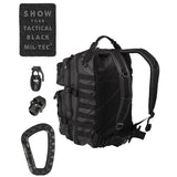 Mil-Tec - US Assault Pack Large // Tactical Black-Kurze Patrouille-Mil-Tec-GearFreak.de-2