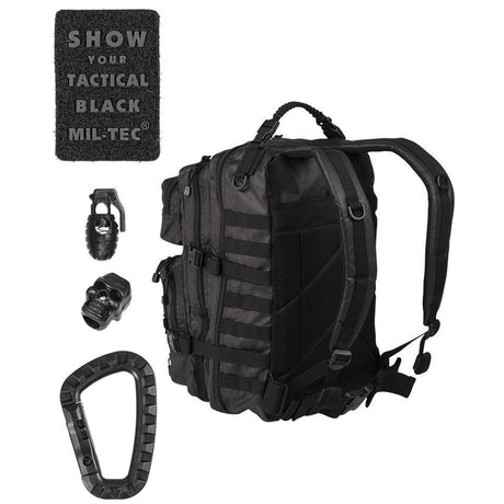 Mil-Tec - US Assault Pack Large // Tactical Black-Kurze Patrouille-Mil-Tec-GearFreak.de-2