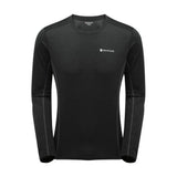 Montane - Dart Langarm-T-Shirt Schwarz-Fleecejacken & Pullover - Herren-Montane-GearFreak.de-1