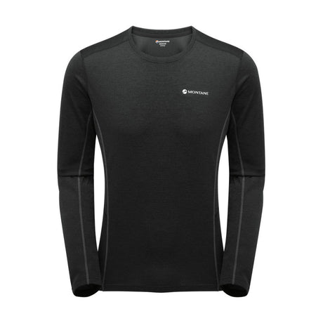 Montane - Dart Langarm-T-Shirt Schwarz-Fleecejacken & Pullover - Herren-Montane-GearFreak.de-1