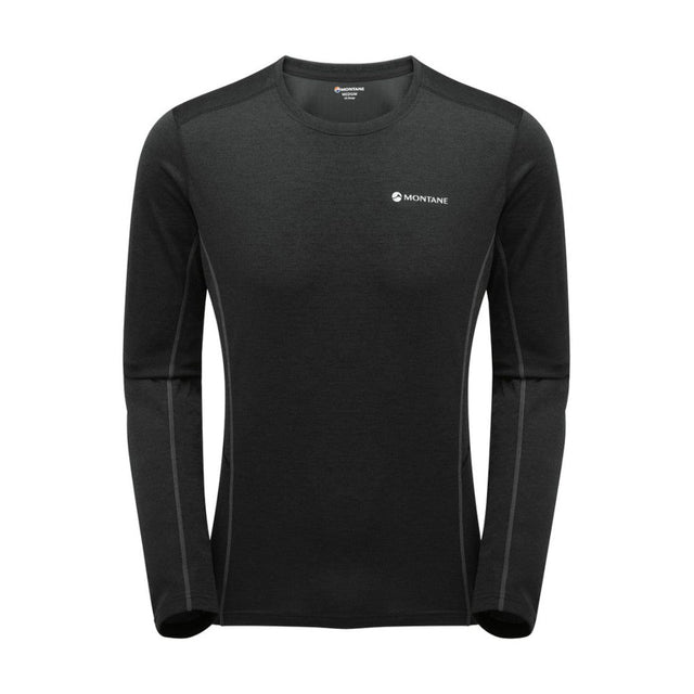 Montane - Dart Langarm-T-Shirt Schwarz-Fleecejacken & Pullover - Herren-Montane-GearFreak.de-1