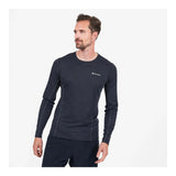 Montane - Dart Langarm-T-Shirt Schwarz-Fleecejacken & Pullover - Herren-Montane-GearFreak.de-2