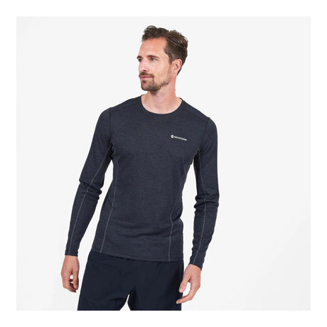 Montane - Dart Langarm-T-Shirt Schwarz-Fleecejacken & Pullover - Herren-Montane-GearFreak.de-2