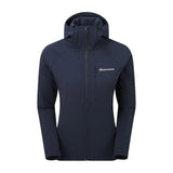 Montane - Krypton Softshell-Hoodie für Damen // Eclipse Blue-Jacke - Damen-Montane-GearFreak.de-1