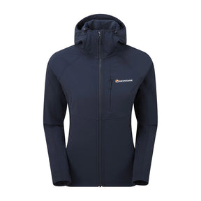 Montane - Krypton Softshell-Hoodie für Damen // Eclipse Blue-Jacke - Damen-Montane-GearFreak.de-1