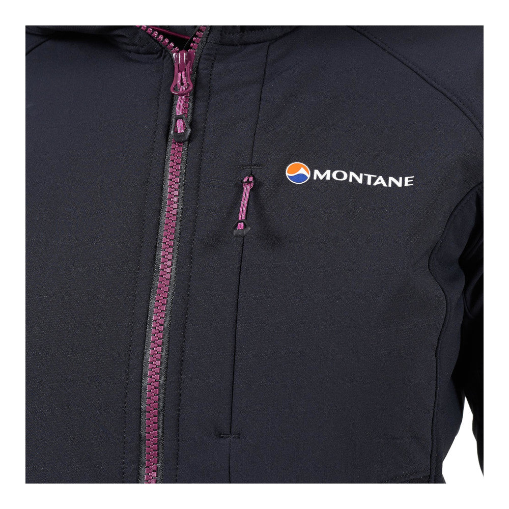 Montane - Krypton Softshell-Hoodie für Damen // Schwarz-Jacke - Damen-Montane-GearFreak.de-5