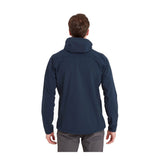 Montane - Krypton Softshell-Hoodie für Herren // Eclipse Blue-Softshelljacken - Herren-Montane-GearFreak.de-3
