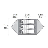 MSR - Mutha Hubba NX 3-Personen Zelt // Grau