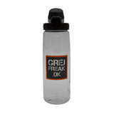 Nalgene - On The Fly Trinkflasche m. GearFreak.eu Logo // Klar mit schwarzem Deckel-Trinkflaschen-Nalgene-GearFreak.de-1