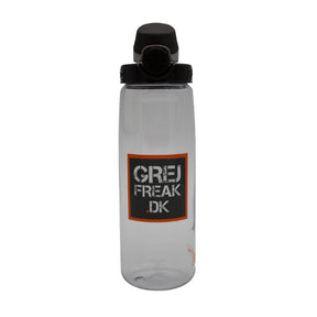Nalgene - On The Fly Trinkflasche m. GearFreak.eu Logo // Klar mit schwarzem Deckel-Trinkflaschen-Nalgene-GearFreak.de-1