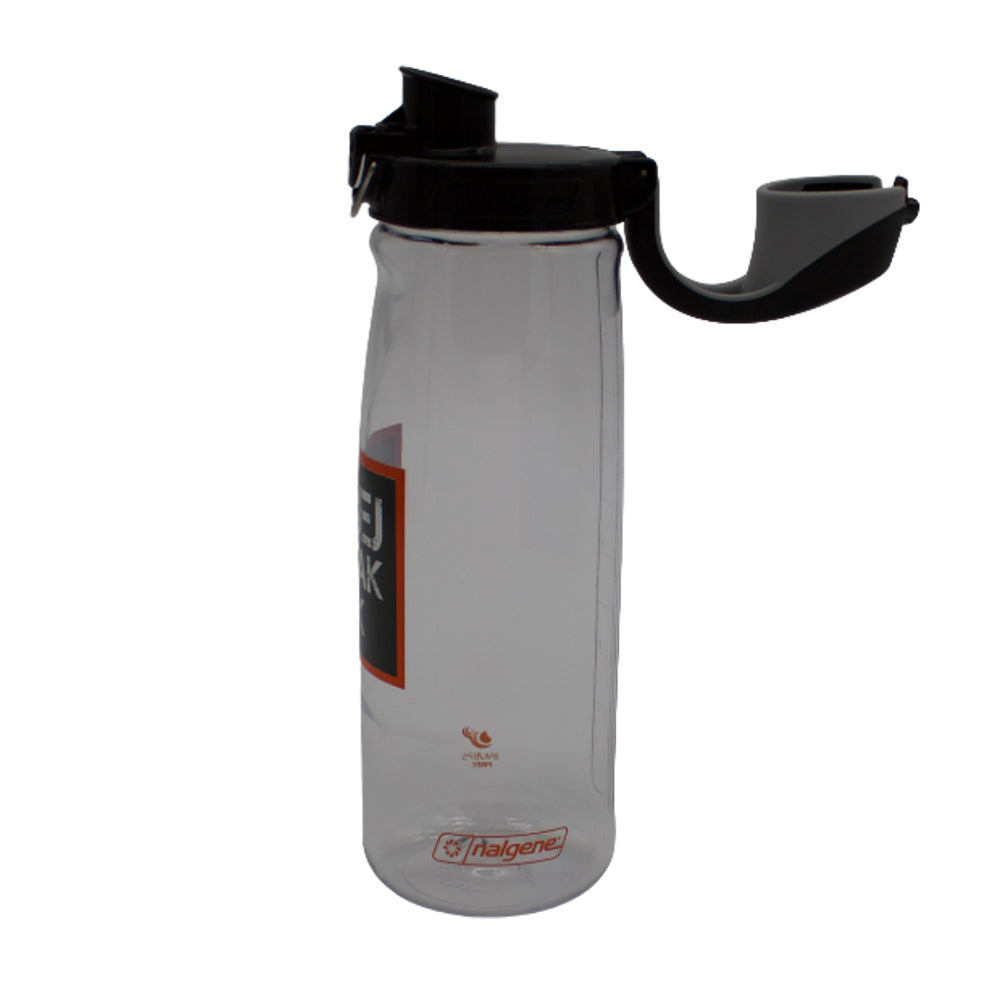 Nalgene - On The Fly Trinkflasche m. GearFreak.eu Logo // Klar mit schwarzem Deckel-Trinkflaschen-Nalgene-GearFreak.de-2
