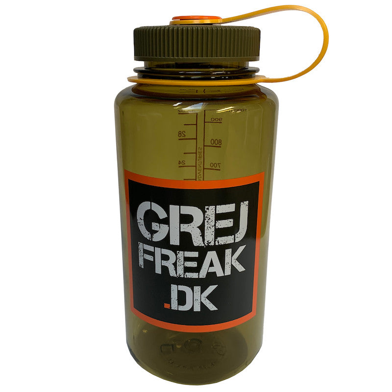 Nalgene - Wide Mouth Trinkflasche mit GearFreak.eu Logo 1L-Trinkflaschen-Nalgene-GearFreak.de-1