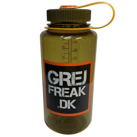 Nalgene - Wide Mouth Trinkflasche mit GearFreak.eu Logo 1L-Trinkflaschen-Nalgene-GearFreak.de-1