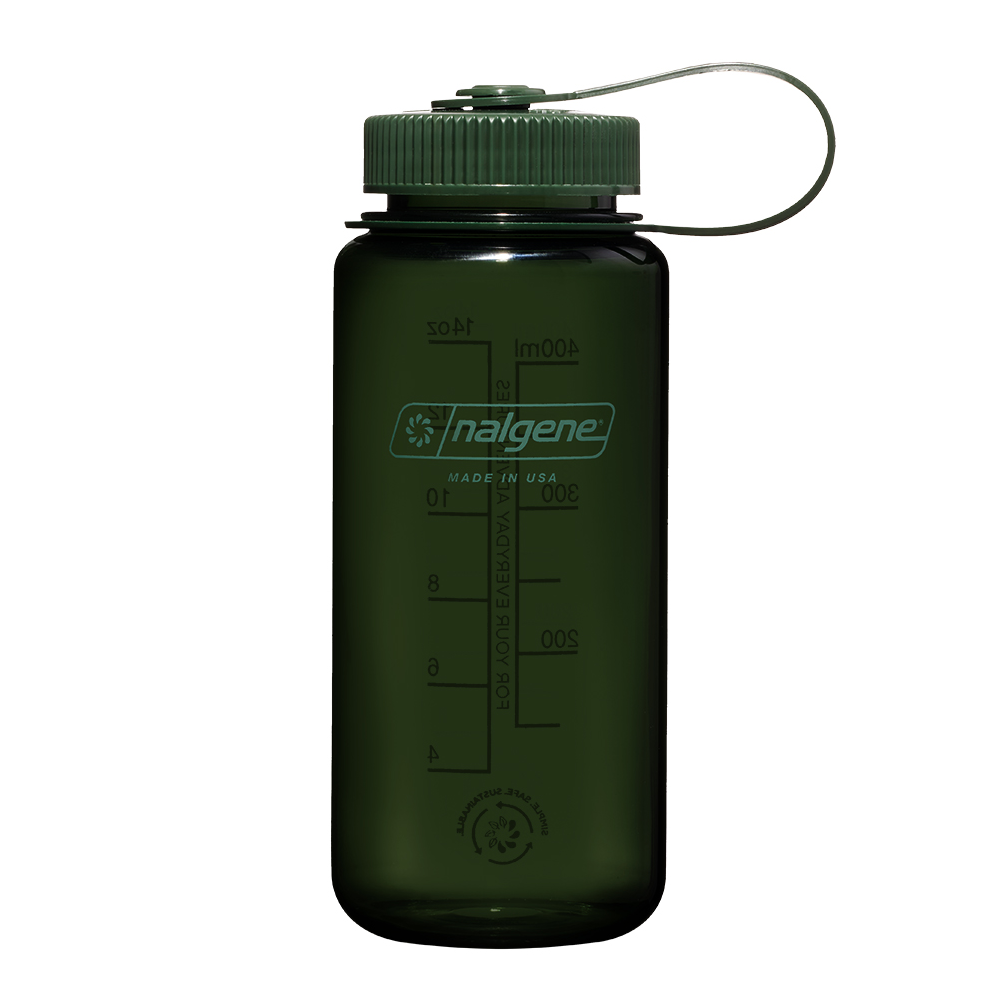 Nalgene - Wide -Sustain-Trinkflasche, 475 ml // Dunkelgrün-Trinkflaschen-Nalgene-GearFreak.de-1