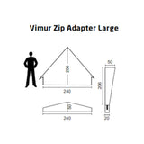 Nordisk - Vimur Zip Adapter Groß-Zeltzubehör-Nordisk-GearFreak.de-7