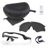 Oakley - SI Ballistic M Frame Alpha Black Array m. 1 klares und 1 graues Glas-Schieß- & Sportbrillen-OAKLEY-GearFreak.de-2