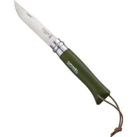 Opinel - Trekking Nr. 8 // Grün-Klappmesser-Opinel-GearFreak.de-1