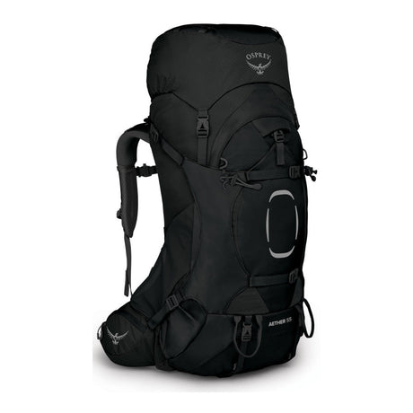 Osprey - Aether 55 Wanderrucksack (58L) // Schwarz-Wanderrucksäcke-Osprey-GearFreak.de-1