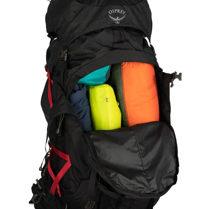 Osprey - Aether Plus 85L Herre Rygsæk // Schwarz-Wanderrucksäcke-Osprey-GearFreak.de-3