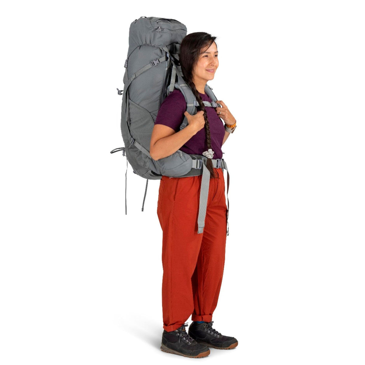 Osprey - Ariel 65 Dame Vandrerygsæk 65L // Koseret Green-Vandrerygsække-Osprey-GearFreak.de-6