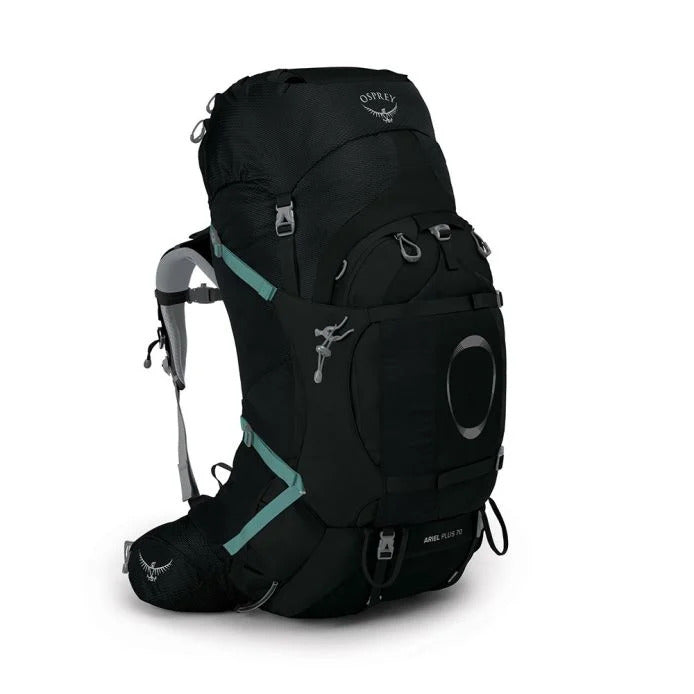 Osprey - Ariel Plus 70L Dame Rygsæk // Schwarz-Wanderrucksäcke-Osprey-GearFreak.de-1