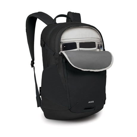 Osprey - Axis Rucksack 24L // Schwarz-Outdoor-Tagesrucksäcke-Osprey-GearFreak.de-2