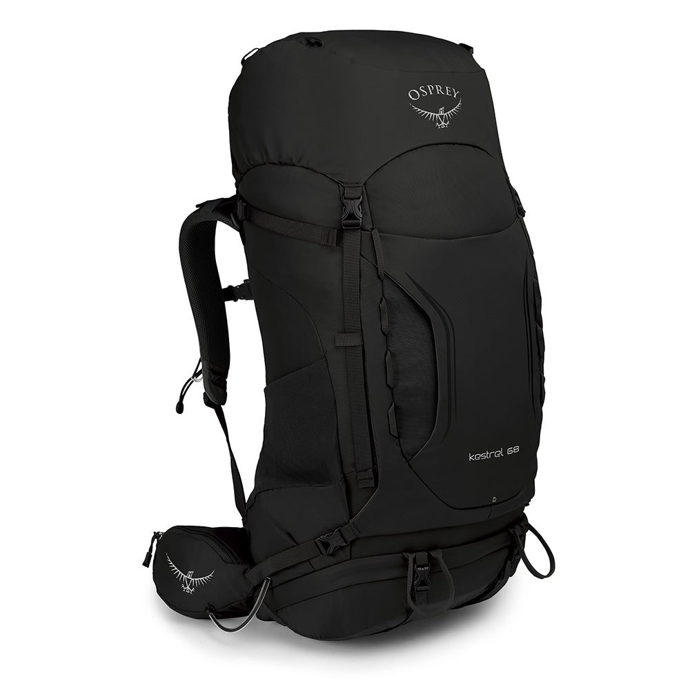 Osprey - Herren Kestrel 68L Rucksack // Schwarz-Wanderrucksäcke-Osprey-GearFreak.de-1
