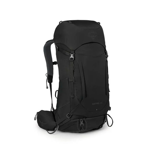 Osprey - Kestrel 38 Wanderrucksack (38L) // Schwarz-Wanderrucksäcke-Osprey-GearFreak.de-1