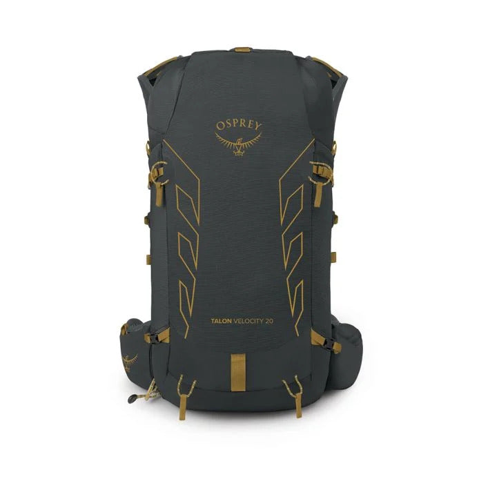 Osprey - Talon Velocity 20L Herre Rygsæk // Dunkelgrau/Tumbleweed-Wanderrucksäcke-Osprey-GearFreak.de-1