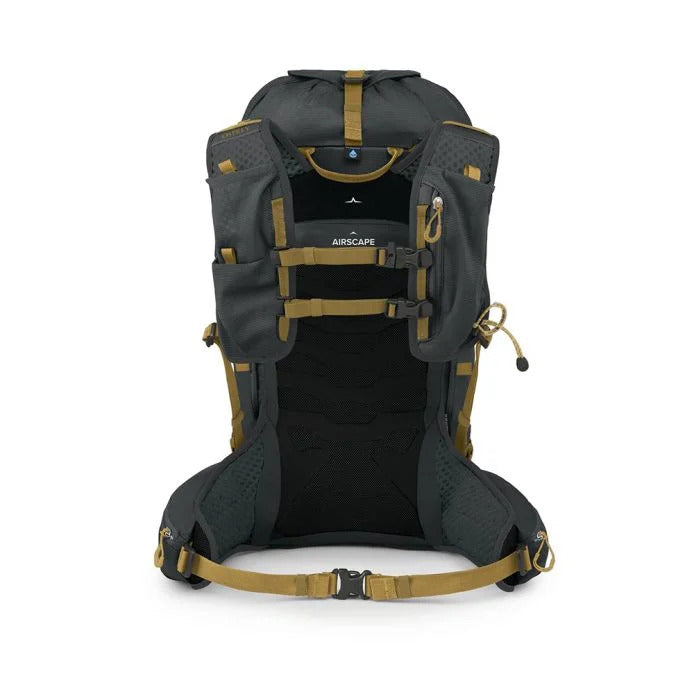 Osprey - Talon Velocity 30L Herre Rygsæk // Dunkelgrau/Tumbleweedgelb-Wanderrucksäcke-Osprey-GearFreak.de-4