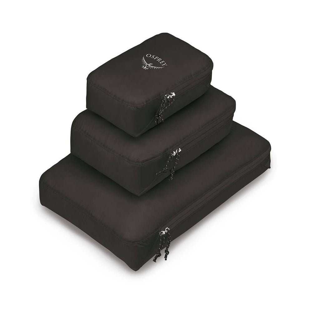 Osprey - Ultraleicht Packwürfel-Set Taschen // Schwarz-Rucksackzubehör-Osprey-GearFreak.de-1