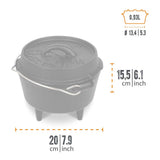 Petromax - Dutch Oven ft1 Topf (1L)-Töpfe & Pfannen-Petromax-GearFreak.de-3