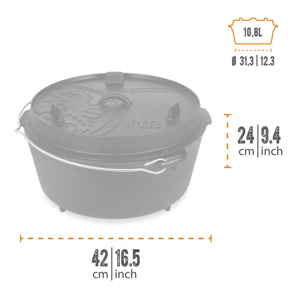 Petromax - Dutch Oven ft12 Topf 10,8L-Töpfe & Pfannen-Petromax-GearFreak.de-3