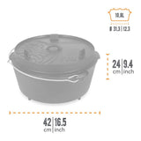 Petromax - Dutch Oven ft12 Topf 10,8L-Töpfe & Pfannen-Petromax-GearFreak.de-3