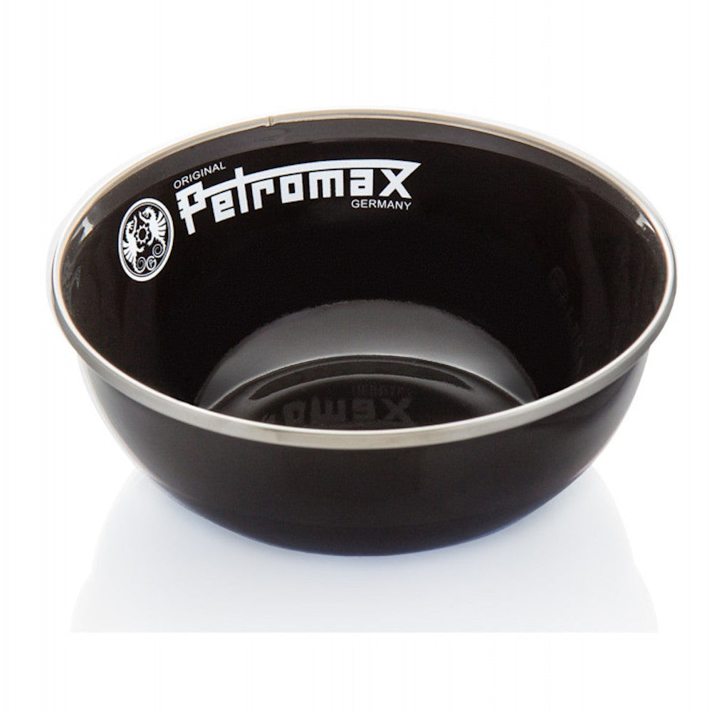 Petromax - Emaille-Schalen (2 Stück) // Schwarz-Essgeschirr-Petromax-GearFreak.de-1