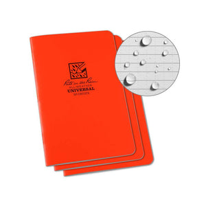 Rite In The Rain - Geheftetes Notizbuch (3er-Pack) // Orange-Schreibwaren-Rite in the Rain-GearFreak.de-1