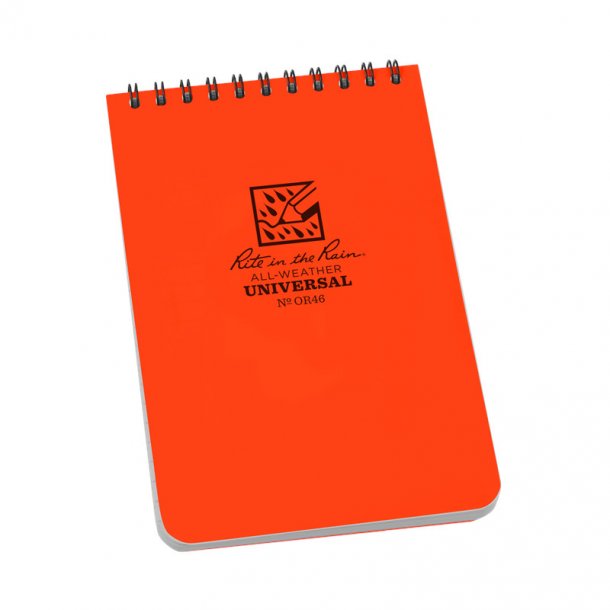 Rite In The Rain - Pocket Top Spirale 10 x 15 cm // Orange-Schreibwaren-Rite in the Rain-GearFreak.de-1