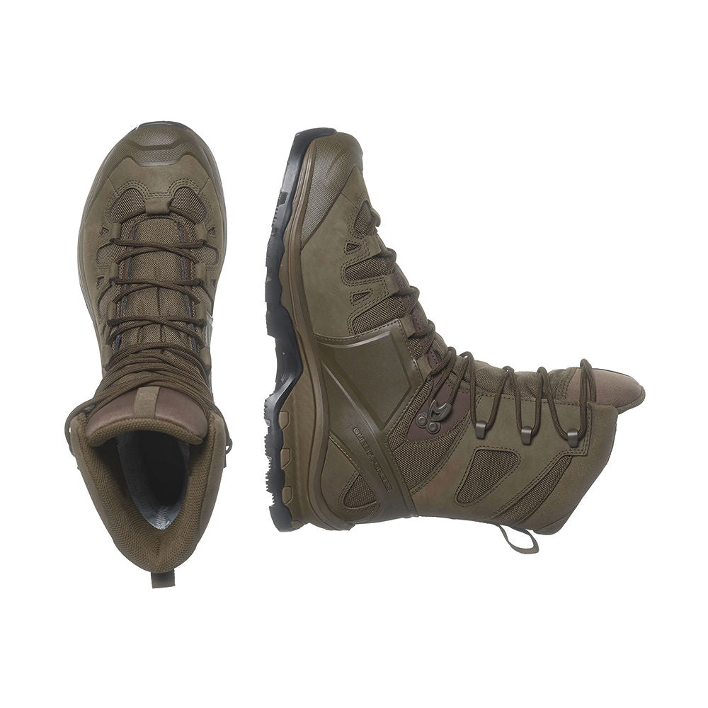 Salomon - Forces 2 Quest 4D High Gore-Tex EN Stiefel // Erdbraun-Wanderstiefel - Herren-Salomon-GearFreak.de-2