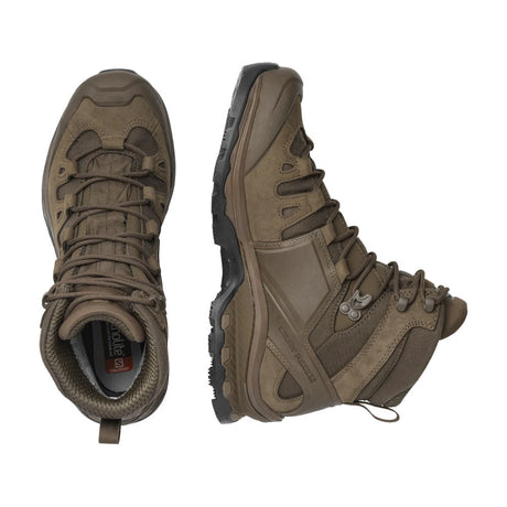Salomon - Forces Quest 4D GORE-TEX Stiefel V2 EN // Erdbraun-Wanderstiefel - Herren-Salomon-GearFreak.de-3