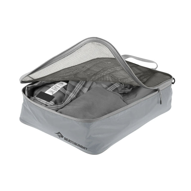 Sea To Summit - Packtasche Aus Netzstoff Für Kleidungsstücke 8L // Mittelgrau-Rucksackzubehör-Sea To Summit-GearFreak.de-1