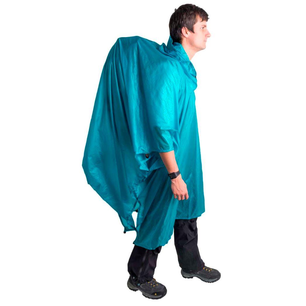 Sea To Summit - Ultra-Sil Nano Tarp Poncho // Blau-Regenbekleidung - Herren-Sea To Summit-GearFreak.de-2